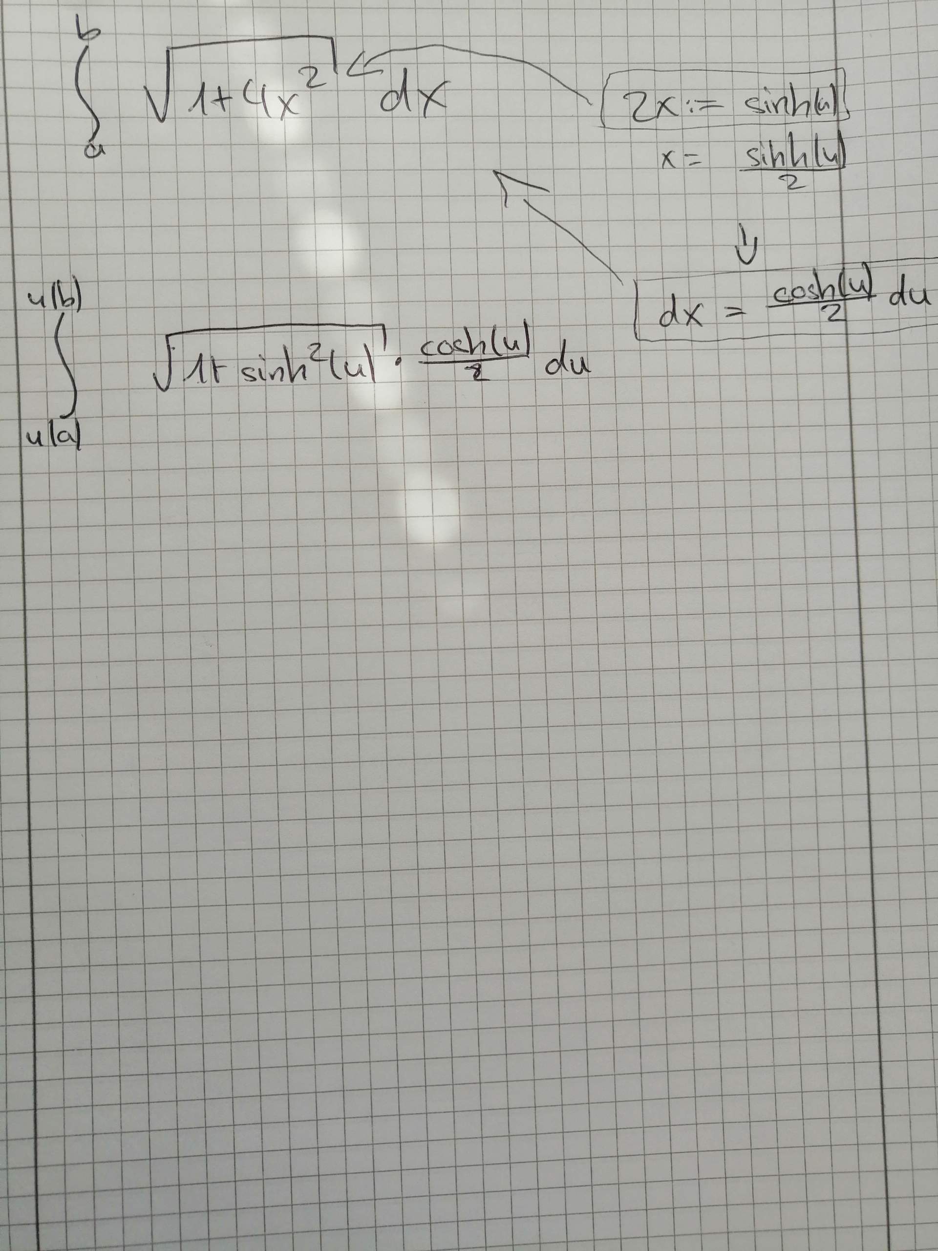Bogenlänge x²? (Schule, Mathematik, Gleichungen)