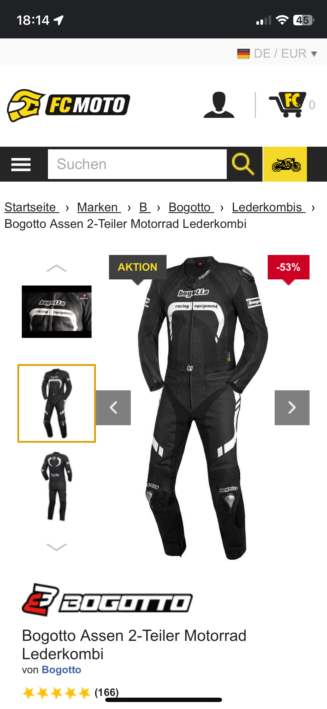 Bogotto lederkombi? (Motorradfahren, Schutzkleidung, Motorradbekleidung)