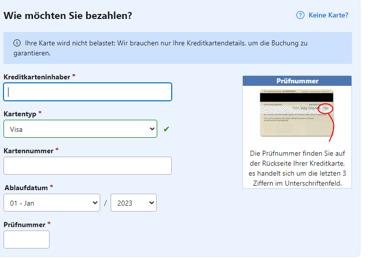 Kann man bei Booking com auch bar bezahlen?