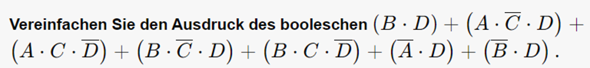 Booleschen Ausdruck vereinfachen?