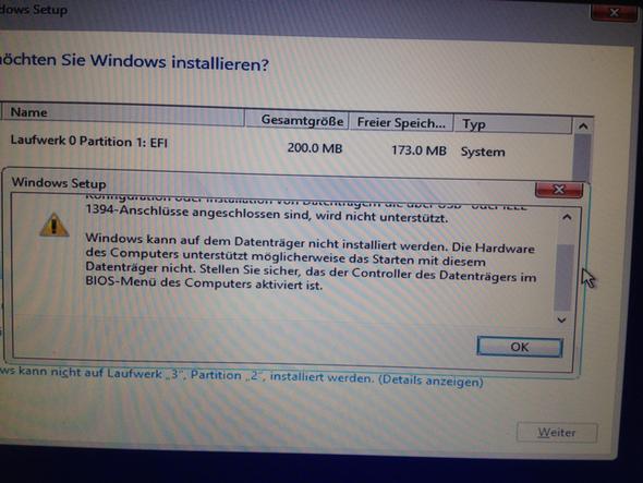 Fehlermeldung (runtergescrollt) - (Windows, Mac, Festplatte)