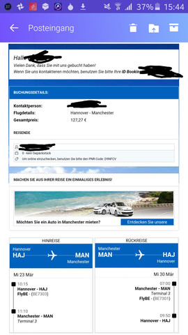 Screenshot  - (Ticket, Flug)