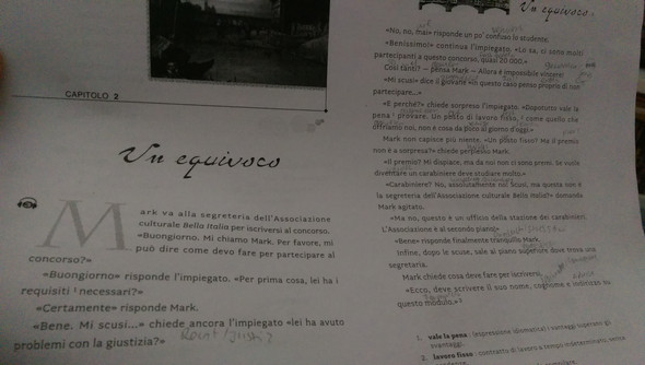 Konnt Ihr Mir Mit Diesem Italienischen Text Helfen Schule Fremdsprache Italienisch