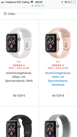 Apple watch series 3 ja oder nein