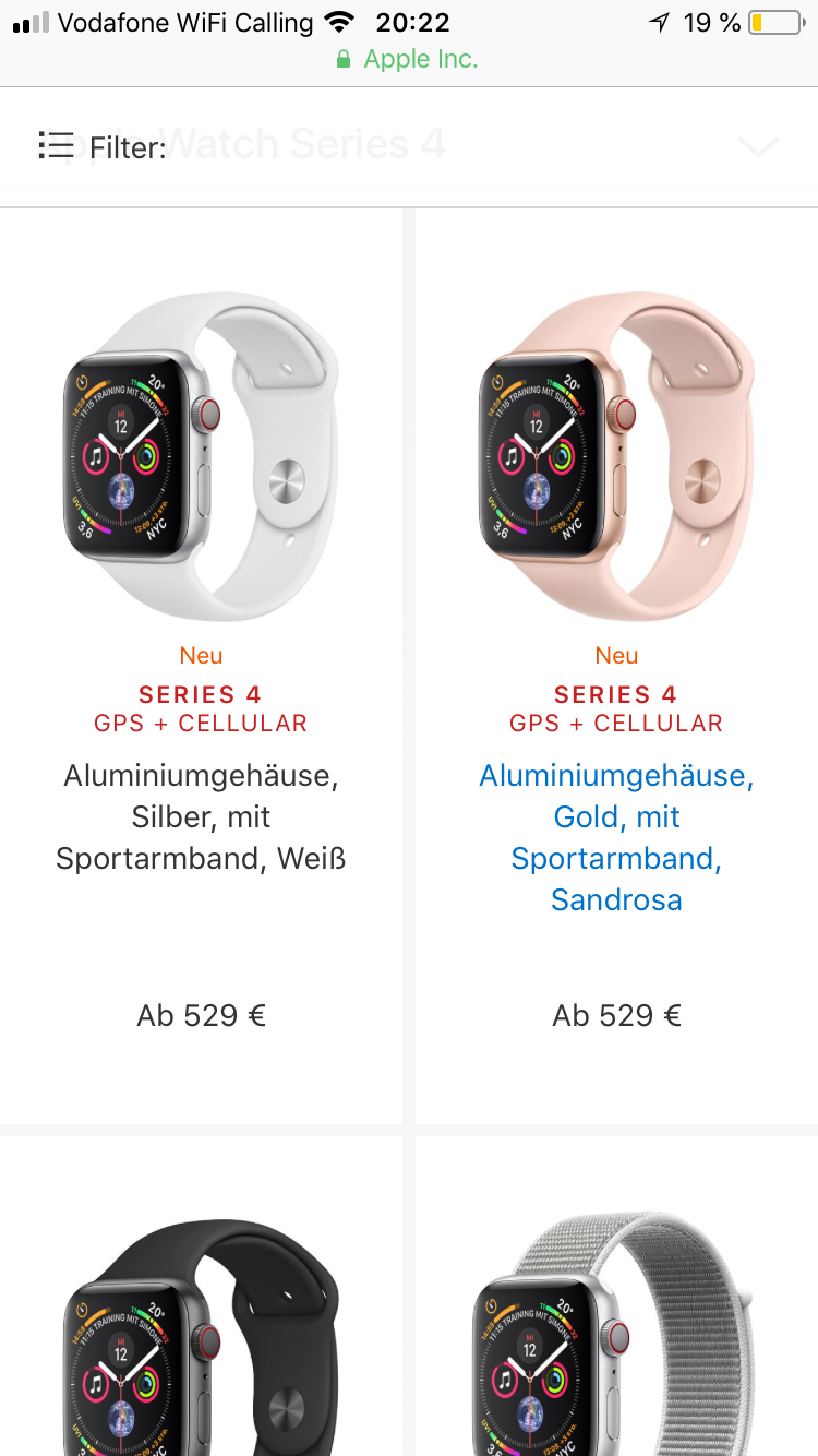 Braucht man für eine Apple Watch Series 4 mit Cellular eine SIM Karte oder ist das da schon