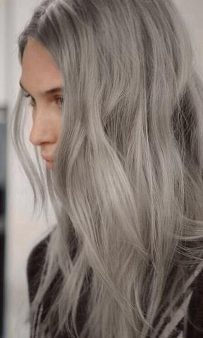 Braune Haare Silber Farben Ohne Sie Zu Blondieren Haarefarben