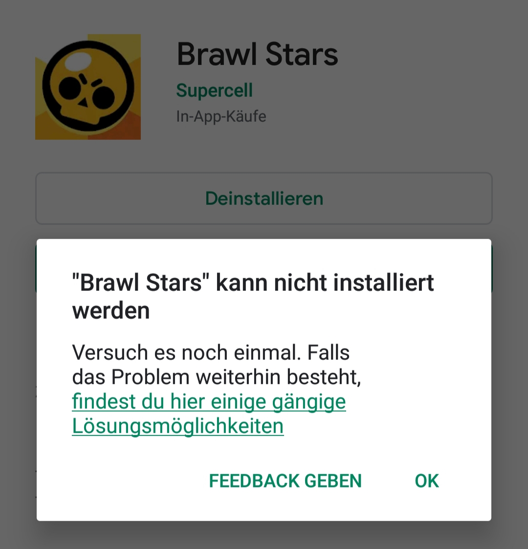 Brawlstars Update Funktioniert Nicht Games Android Brawl Stars - brawl stars probléme