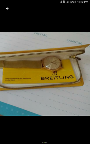 Breitling (Uhr) vollgold was ist sie Wert ?