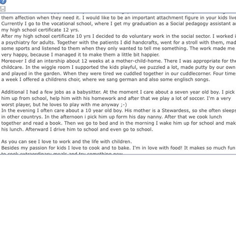 Brief an Hostfamily, wie ist der? (Tipps, Ausland, aupair)