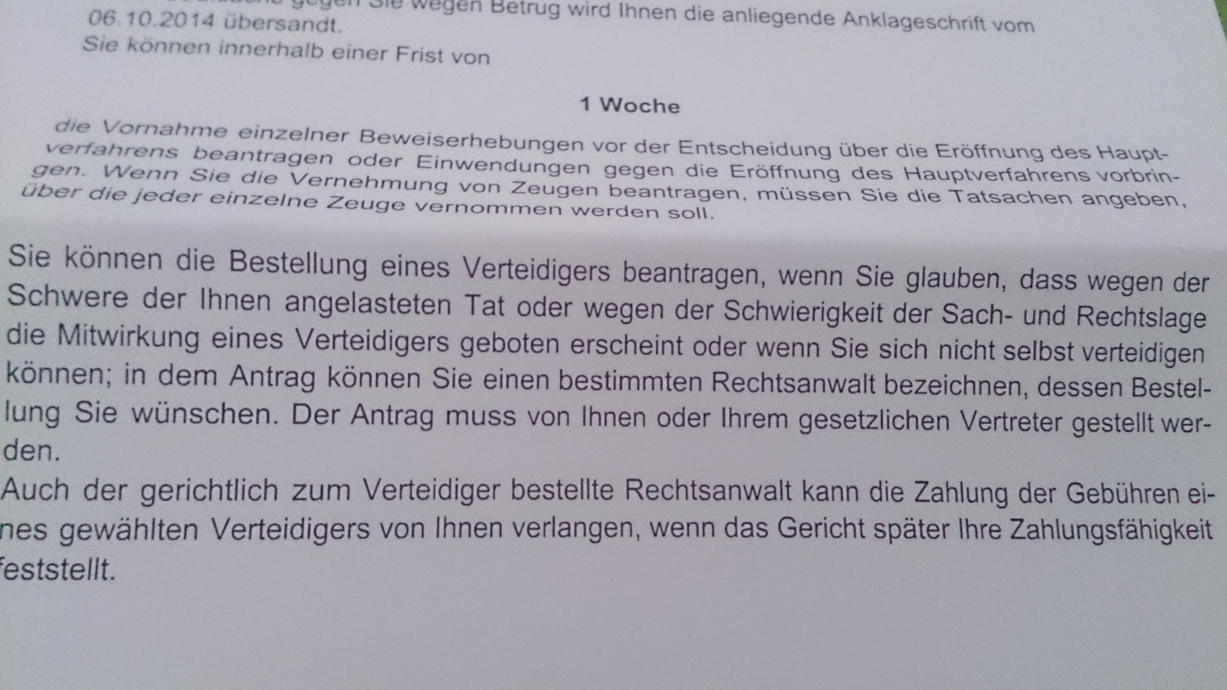 Brief Vom Amtsgericht Strafverfahren Wie Vorgehen Betrug Anwalt Straftat