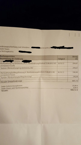 Brief Von Meiner Stadt Bekommen Mit Inkassoauftrag Geld Inkasso Mahnung