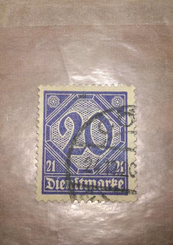 Hier ist die briefmarke die ich habe  - (Briefmarken, Sammler, deutsches Reich)