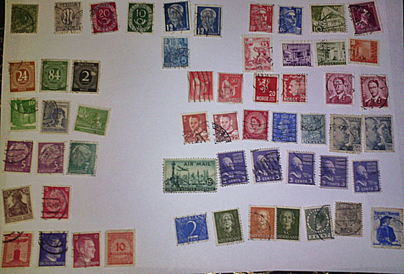 mini - sammlung - (Wert, Briefmarken, Sammlung)