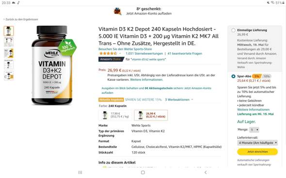 - (Gesundheit und Medizin, Ernährung, Sport und Fitness)