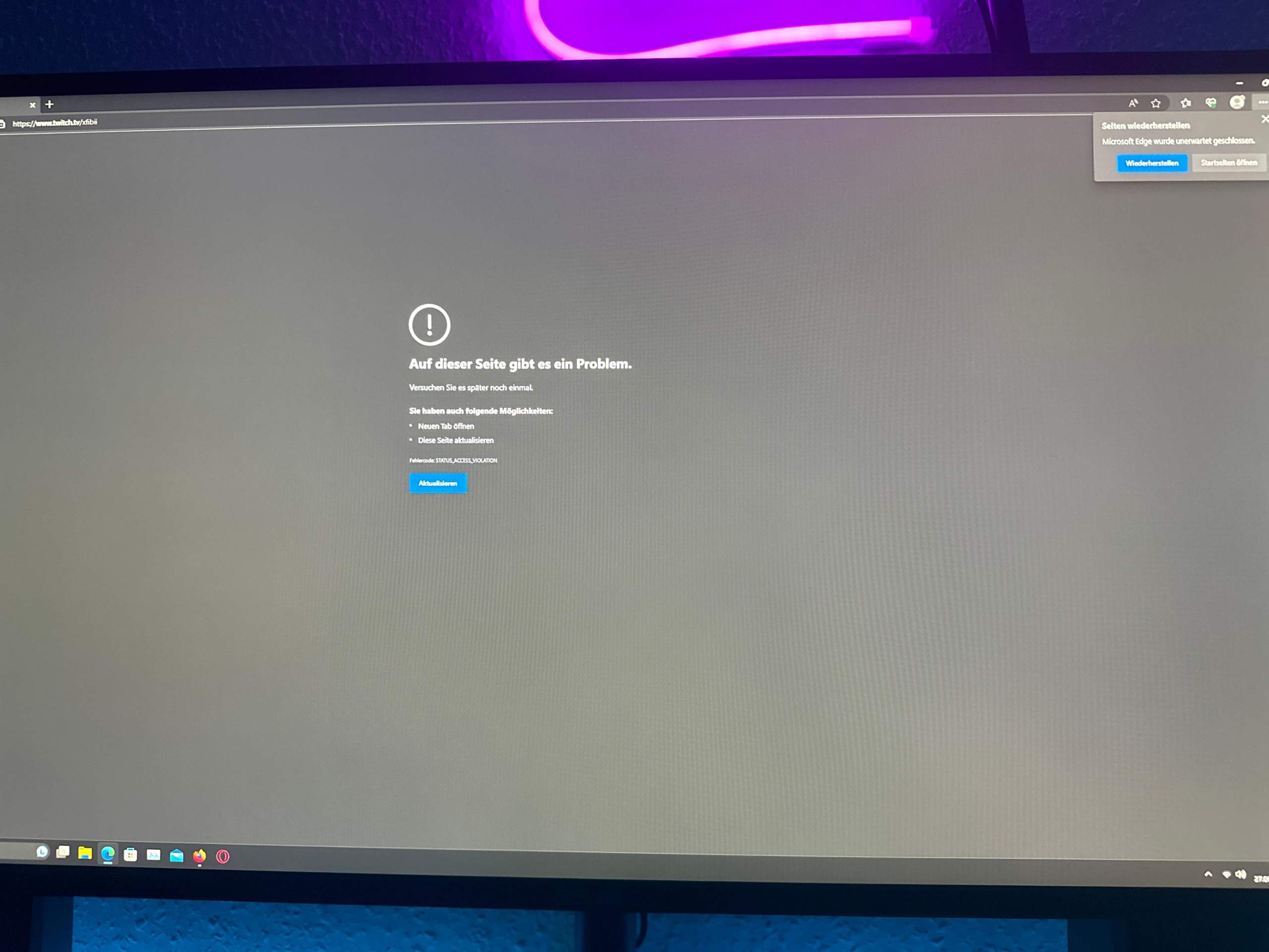 Browser stürzt immer ab . Was kann ich machen? (Windows, Grafikkarte, Microsoft)