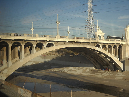 Brücke in Los Angeles - (USA, Los Angeles, Brücke)