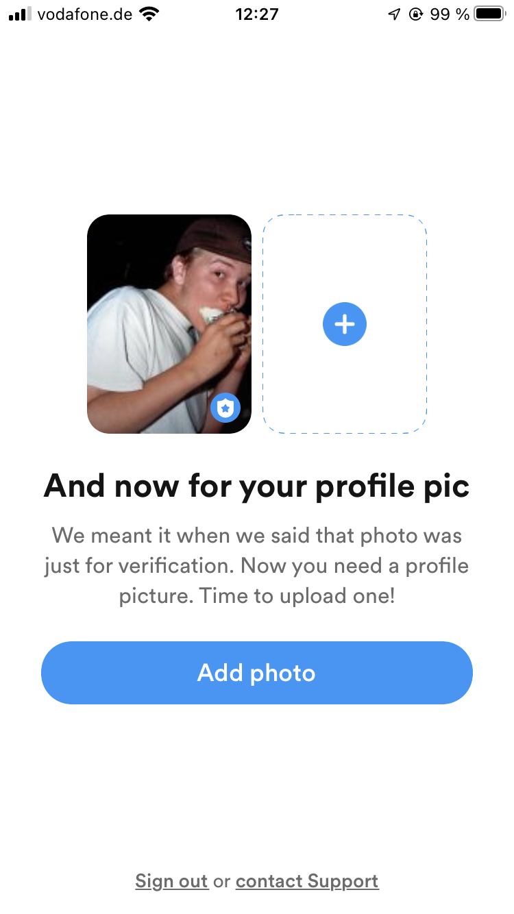 Bumble Profilbild funktioniert nicht? (App, Fehler)