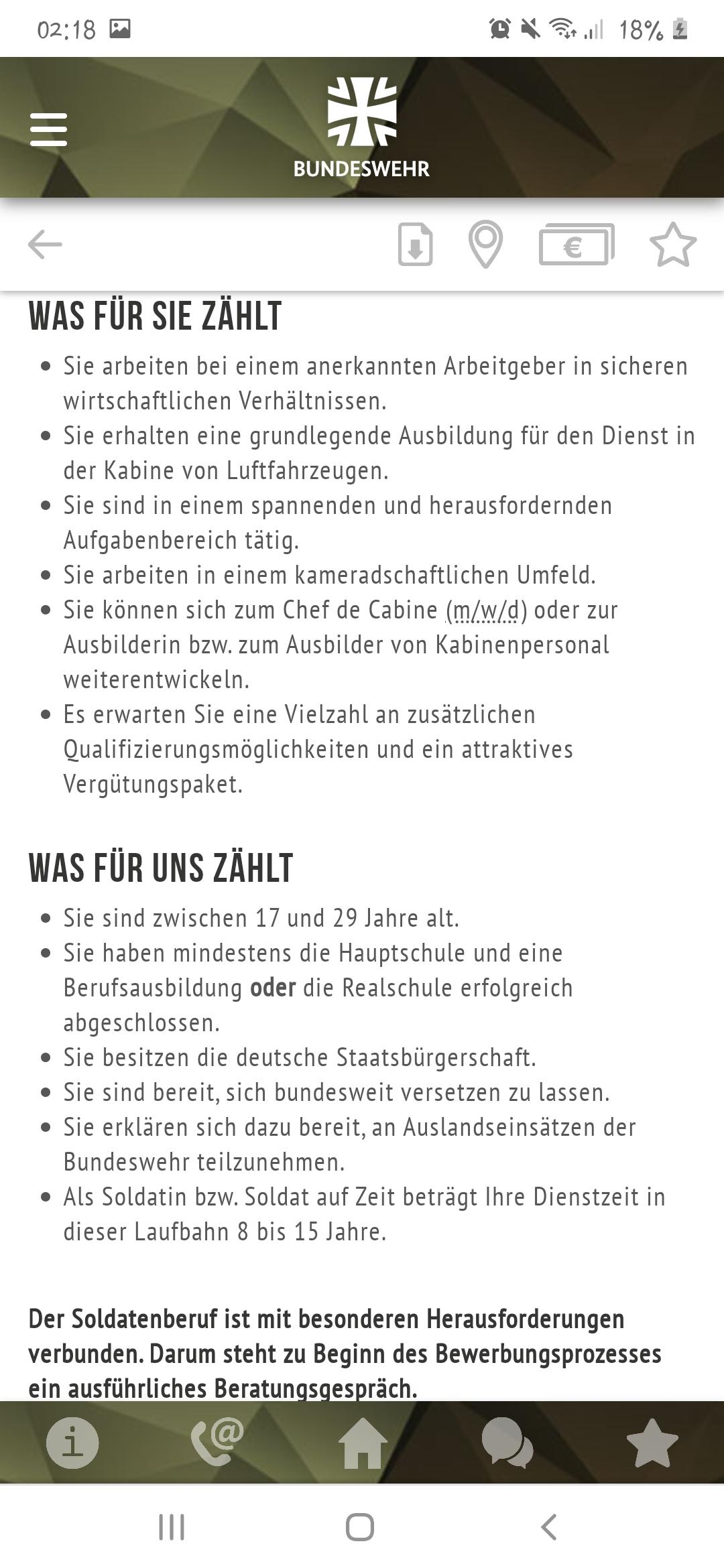Bundeswehr Flugbegleiterin Ausbildung Und Studium Deutschland Beruf Und Buro