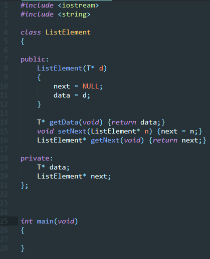 C++ / CPP ->Einfach verkettete Liste aufbauen und bearbeiten, wie ...