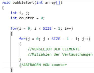 Bubble Sort in C / C++ – ticoprof