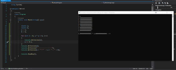 C Programmieren Mathematischer Fehler Computer Informatik Programmierung