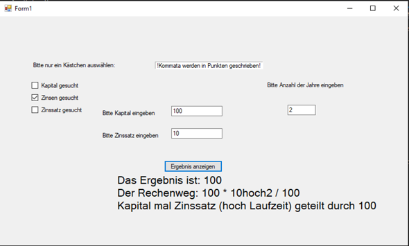 C Sind Diese Rechenwege Zu Zinsen So Richtig Computer Schule Mathe