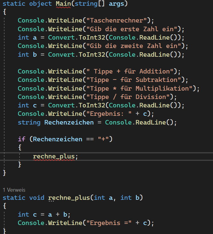 github - ahamadey27 c-sharp-full-stack: exercises from... Taschenrechner C | Calculator⁺ – IYSAJP
