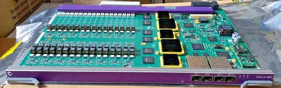 CALIX VDSL2-48D E7-2 48-Port Data-Only Vectored DSL Line Card ...