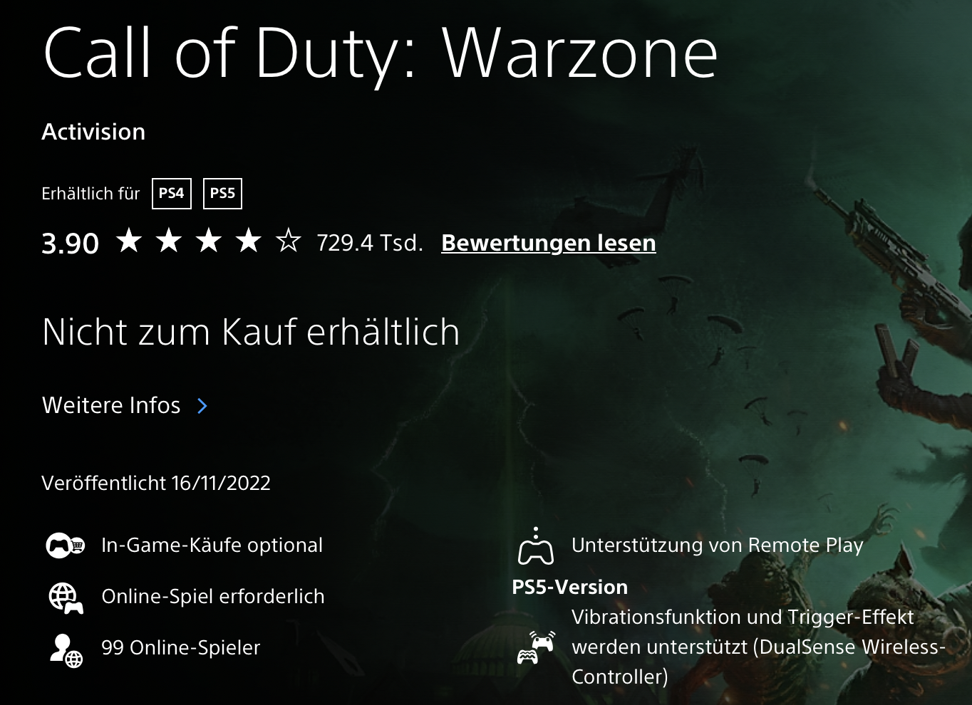 Call of Duty: Warzone, Abo nötig? (PlayStation 5, warzone cod)