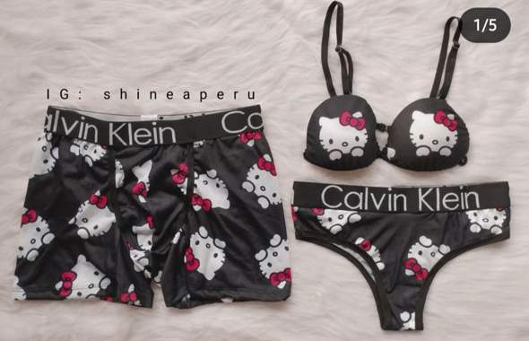 Calvin Klein x Hello Kitty Unterwäsche Set? (Mädchen, Frauen, Jungs)