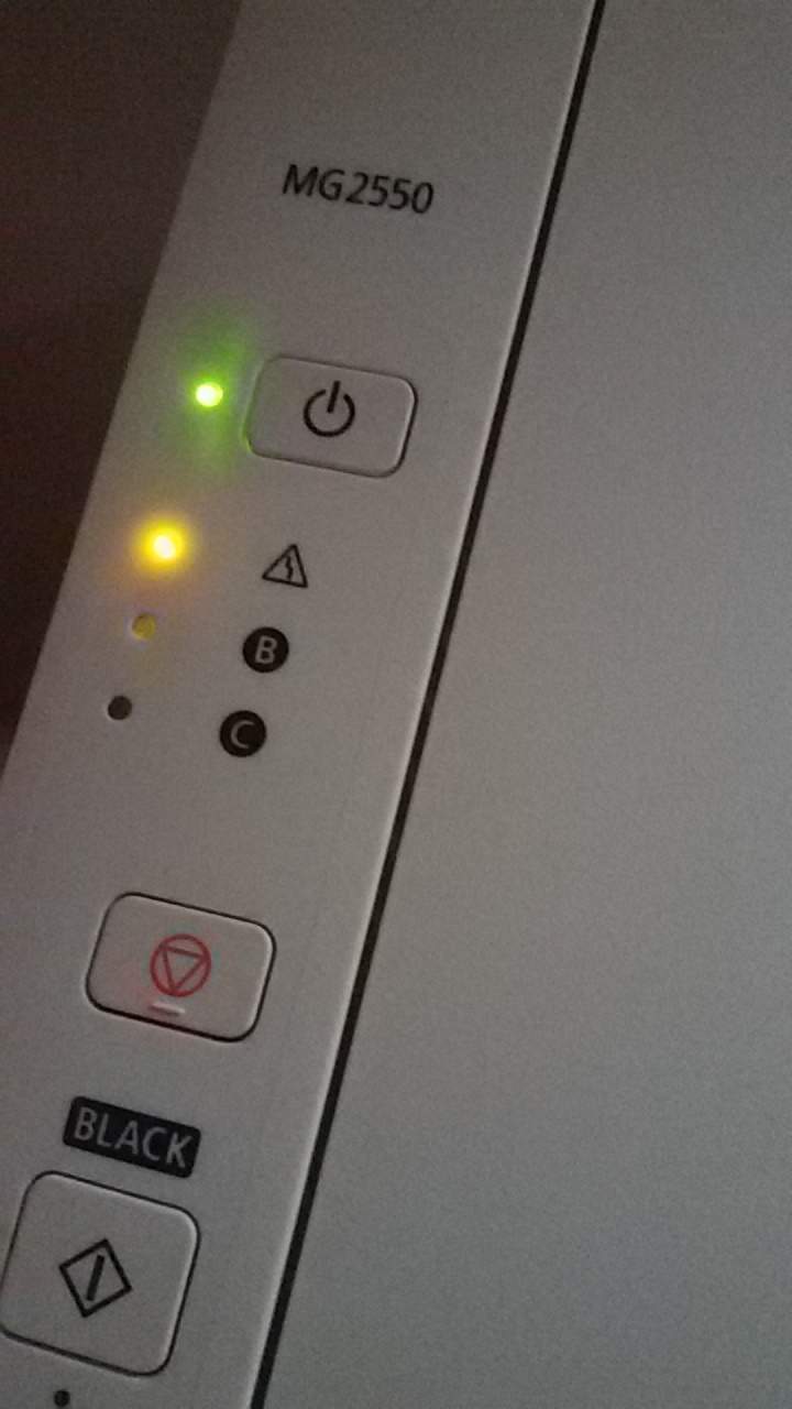 Canon Drucker Zeichen?