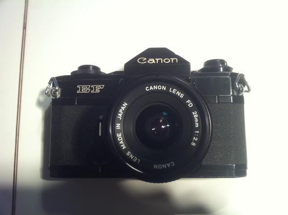 Canon Ef Analog Kameragehause Offnen Um Film Zu Wechseln Technik Bilder Foto