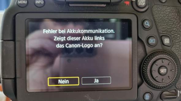 Canon EOS 6D Mark 2, Akkus gehen plötzlich nicht mehr?