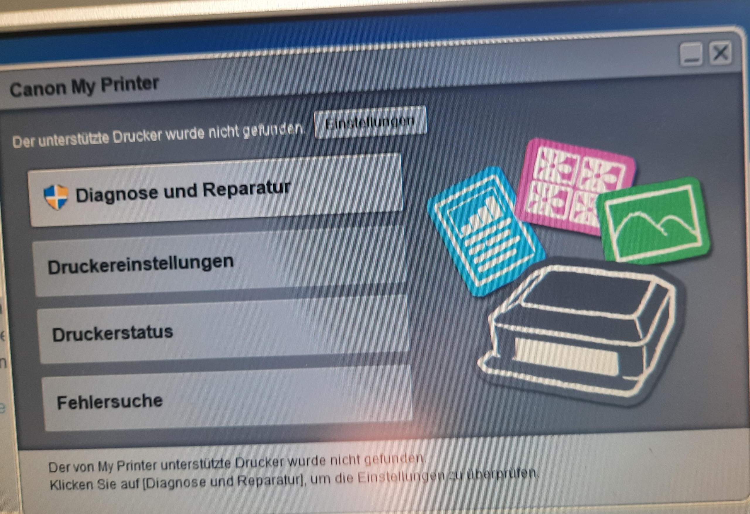 Canon Programm 'My Printer'? (3D-Drucker)