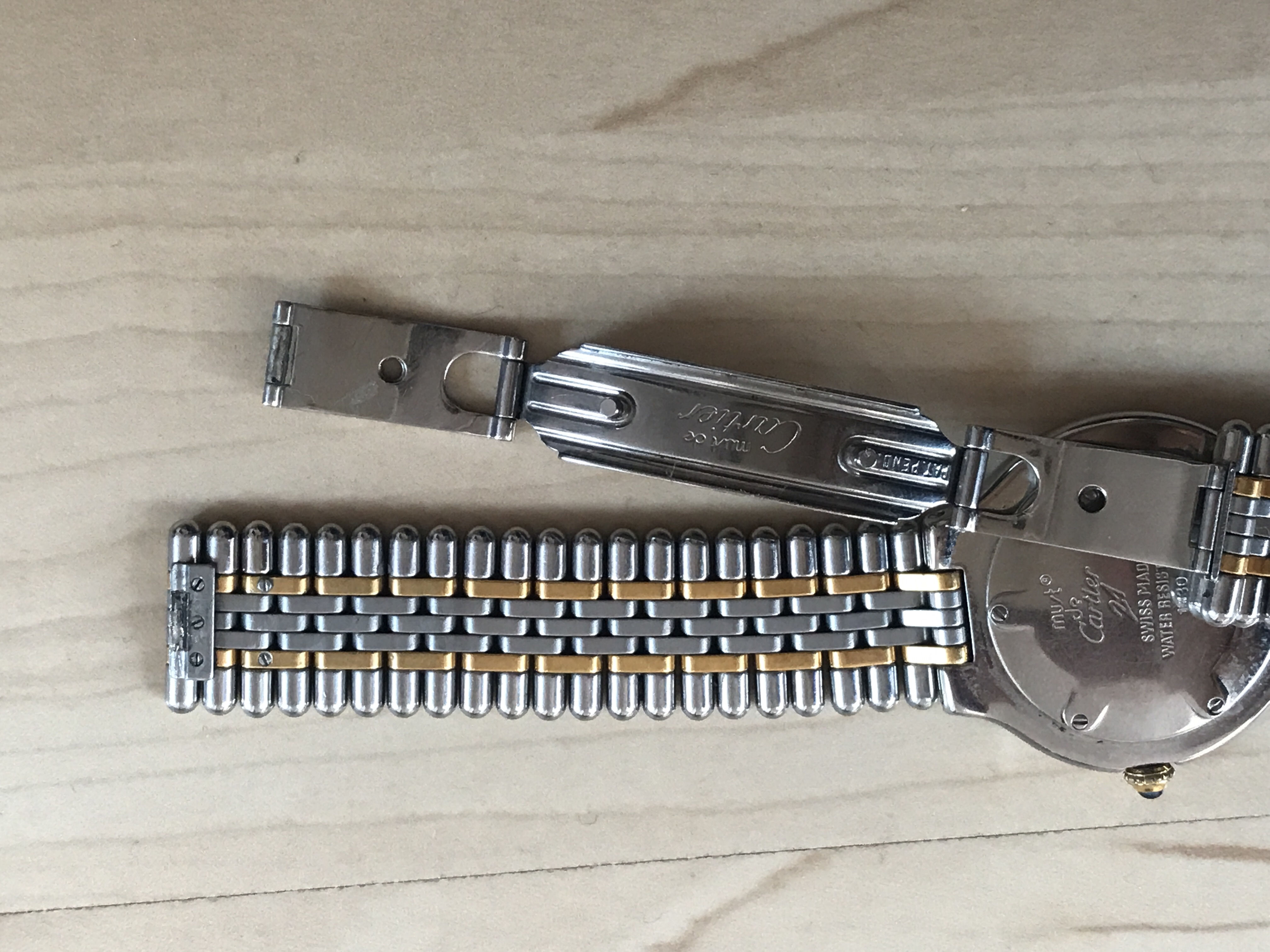 Cartier uhr Verschluss kaputt, wie kann ich den reparieren? (Technik