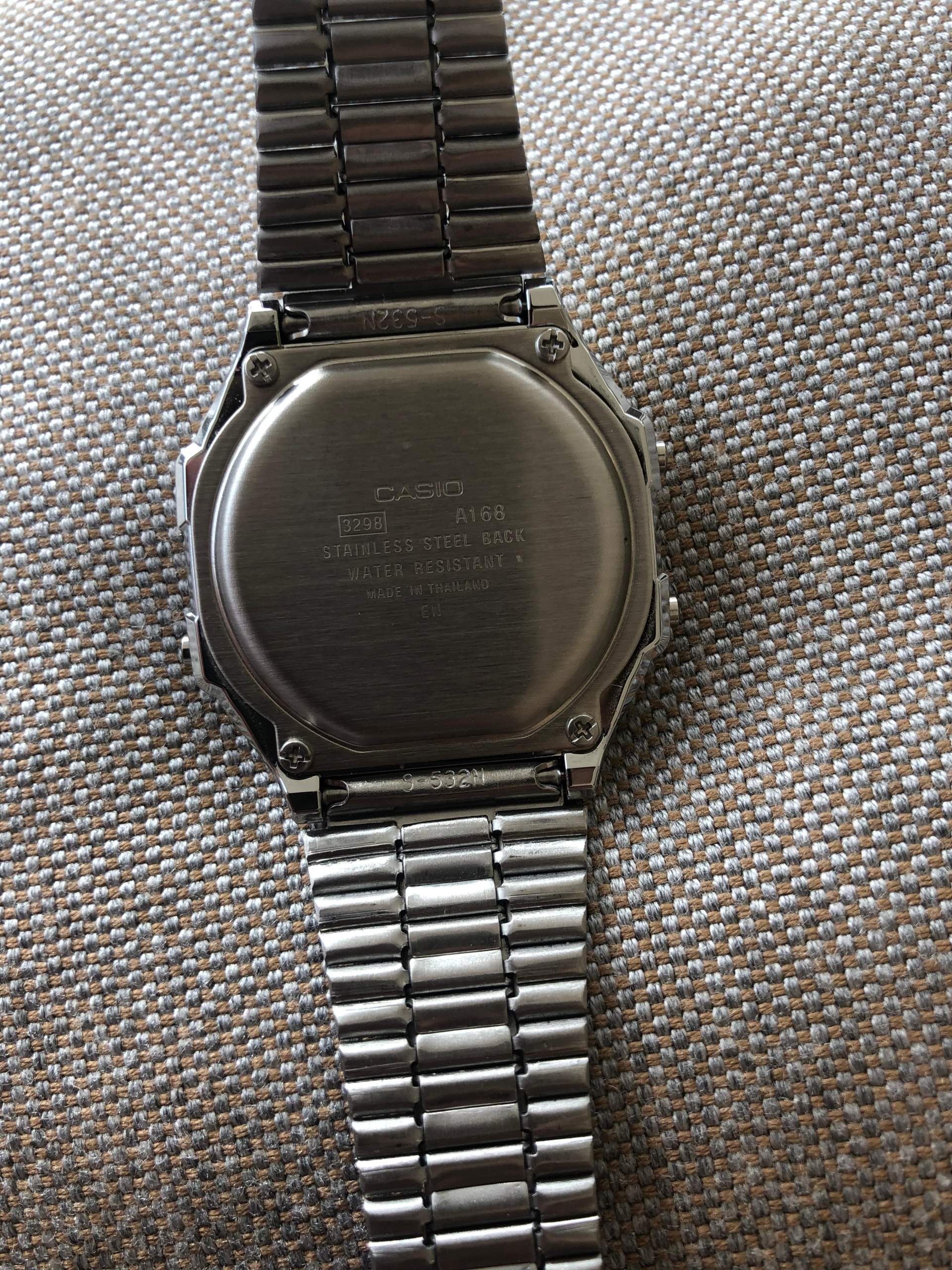 casio a168 original vs fake