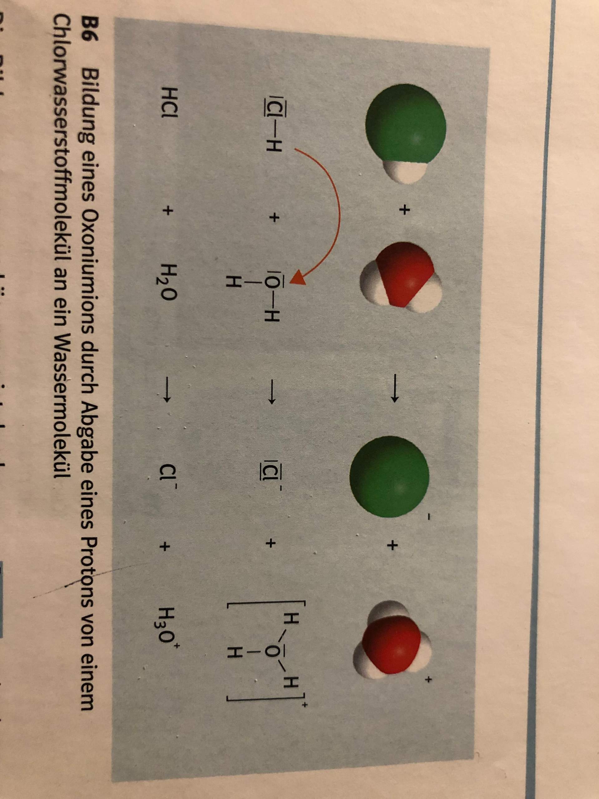 Chemie / oxoniumion? (Schule, Naturwissenschaft)