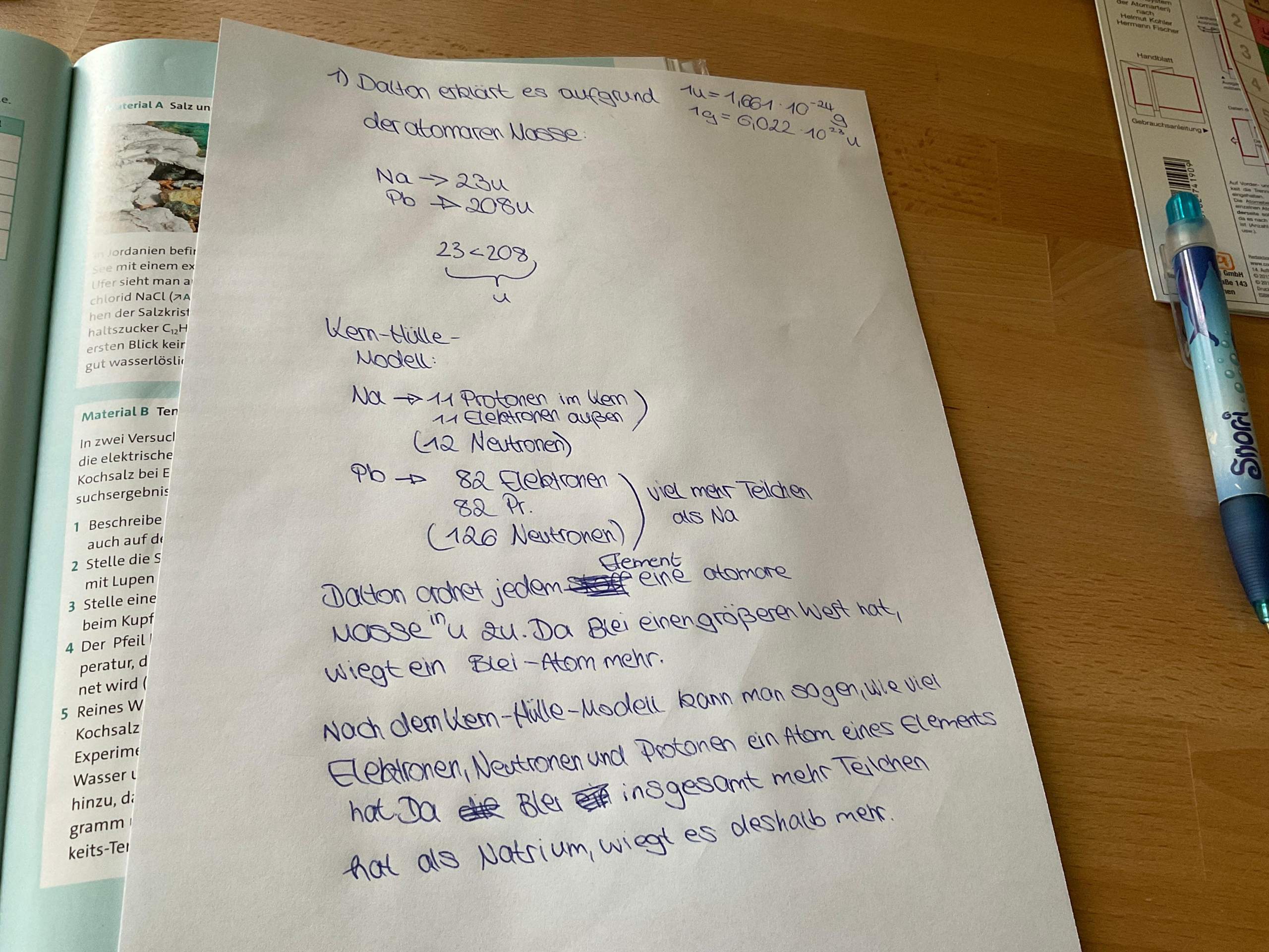 Chemie: Erklärung so richtig? (Wissenschaft, Atom, Chemieunterricht)
