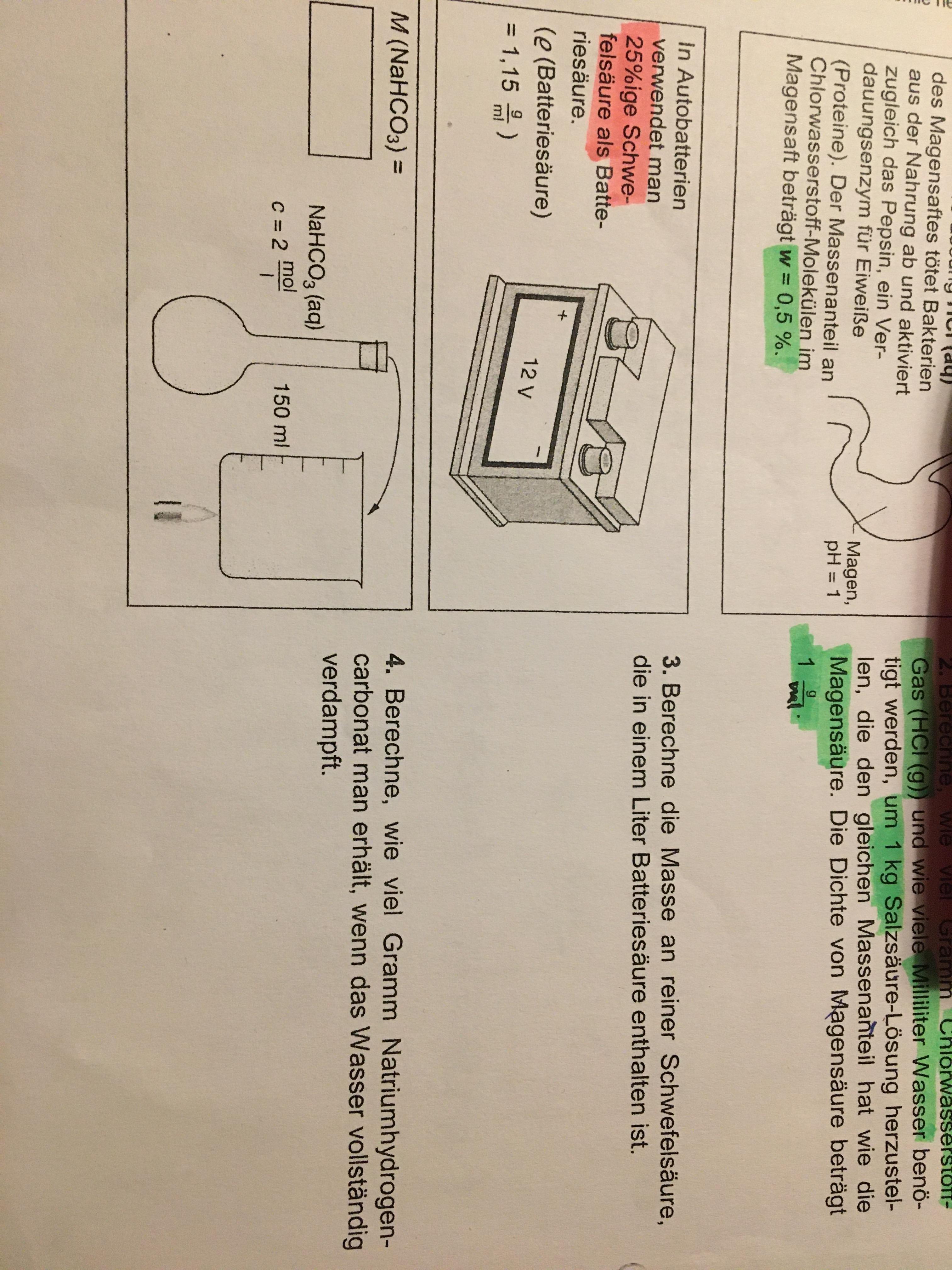 Chemie Gehaltsangaben Von Losungen Schule Chemieunterricht Molekule Gehaltsangaben