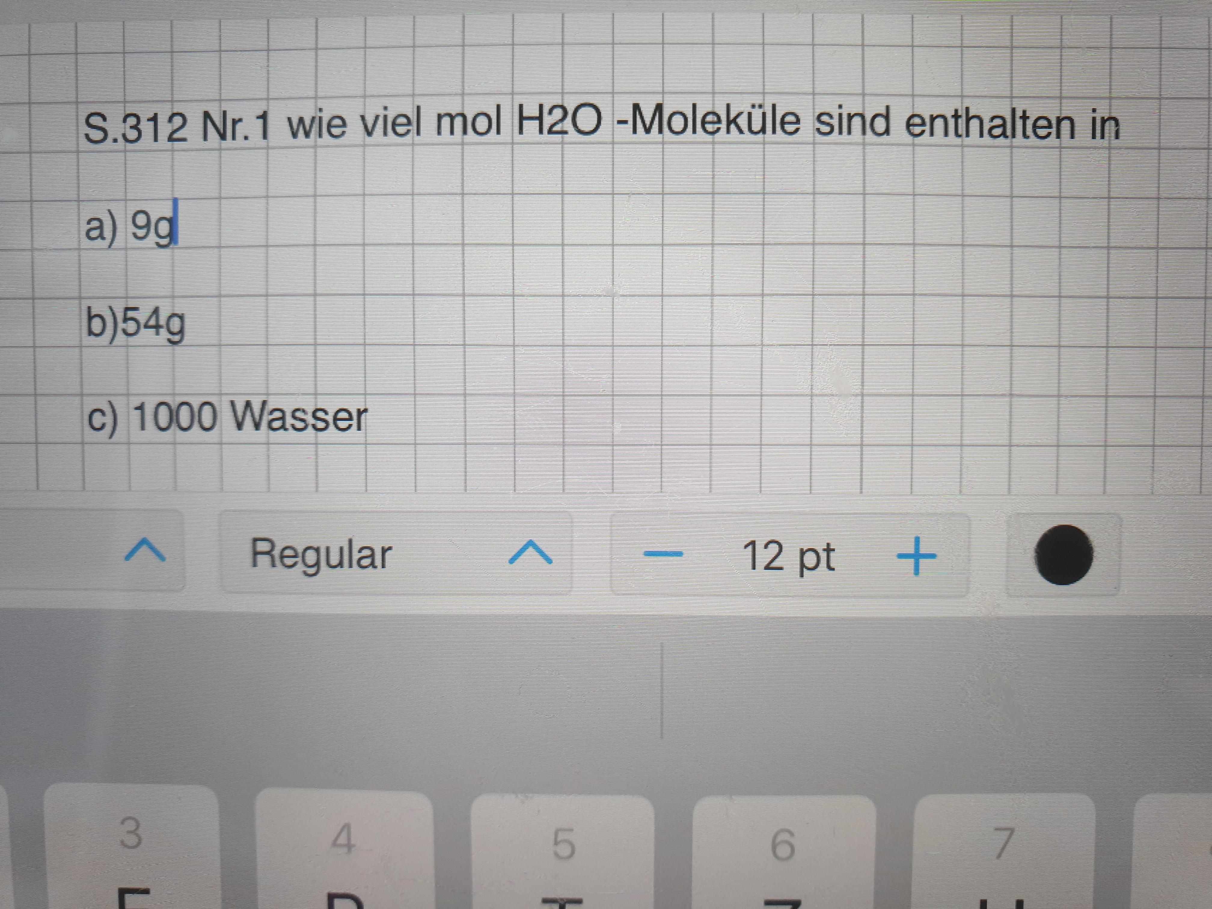 Chemie H2o Molekule Mol