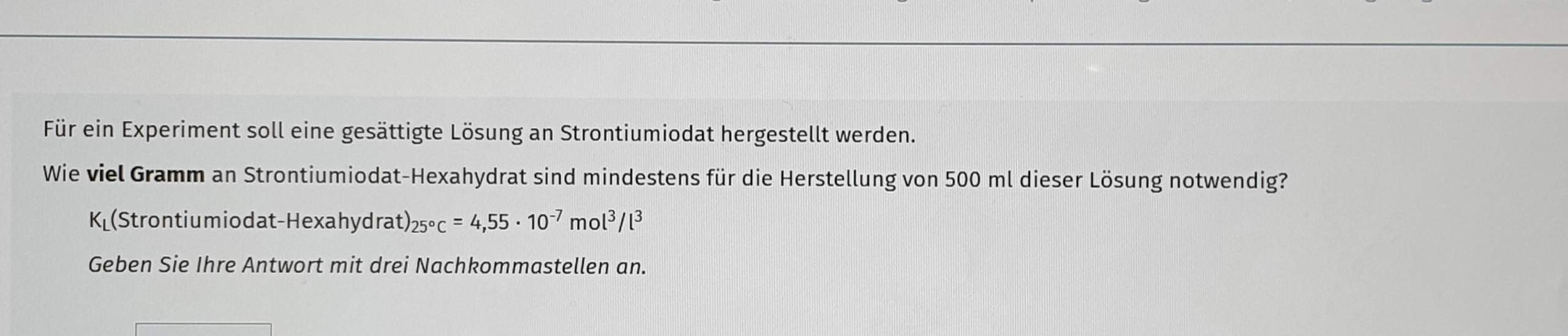 Chemie, Löslichkeitsprodukt, Löslichkeit? (Schule, Studium, Biologie)