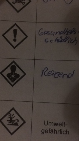 Hier :) - (Chemie, Piktogramm)