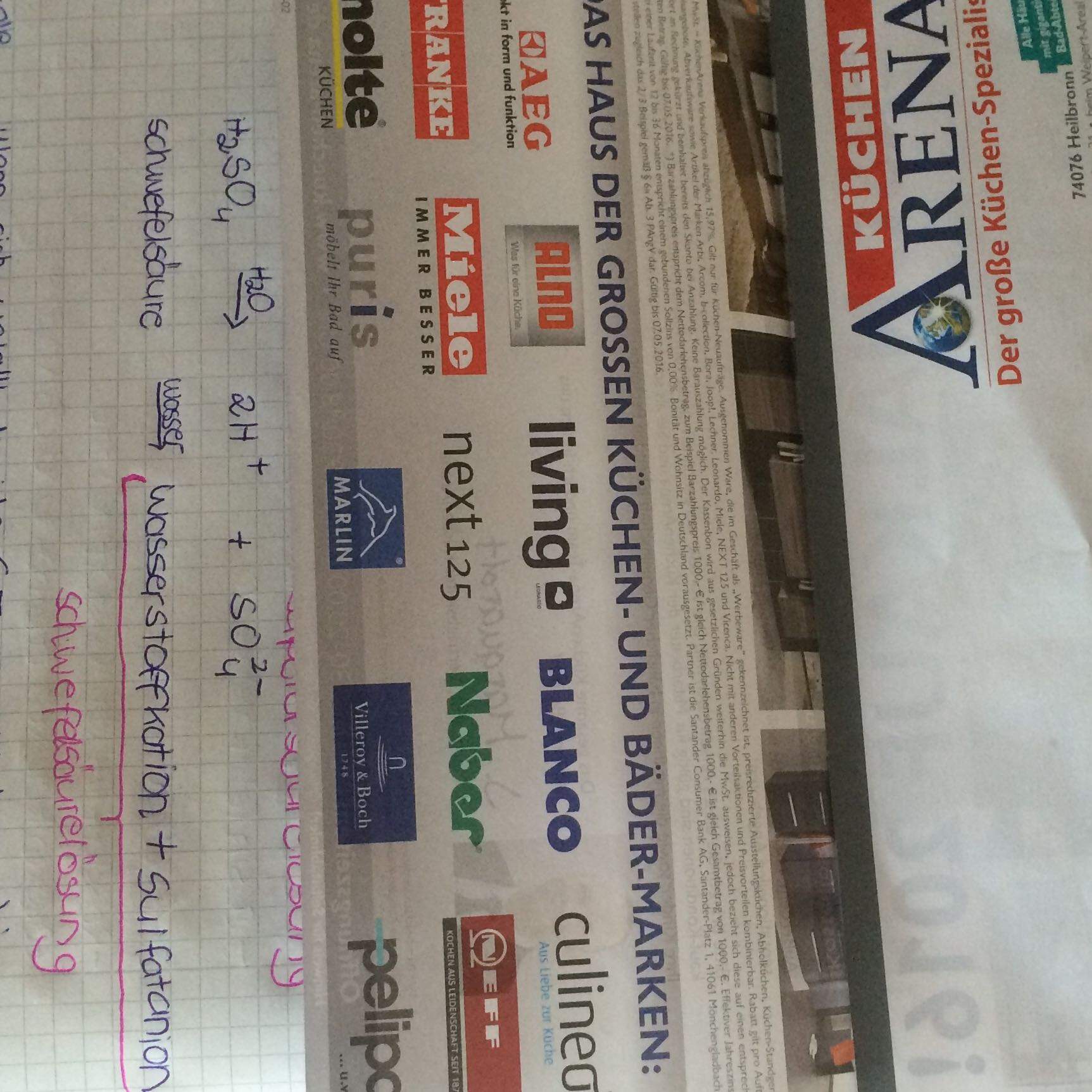 Chemie Schwefelsäure in Wasser lösen? (Säure)