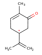 Chiralität von Carvon? (Formel, Atom, Chemieunterricht)