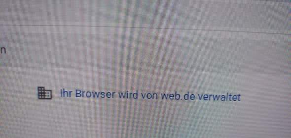 Chrome Browser Verwaltung deaktivieren?