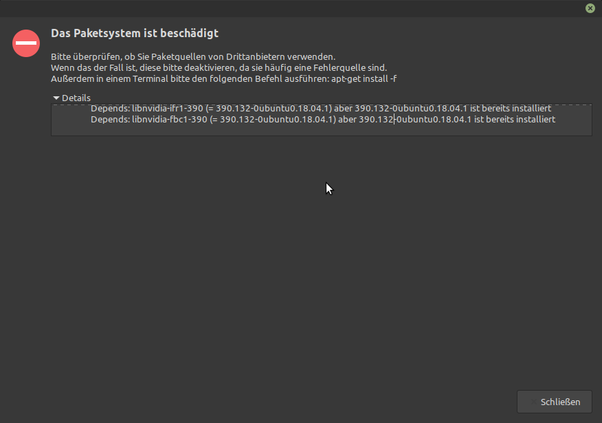 Cinnamon Läuft Derzeit Ohne Video Hardwarebeschleunigung Virtualbox