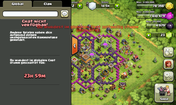 Account ban Clash of Clans - (Computerspiele, Apple, Android)