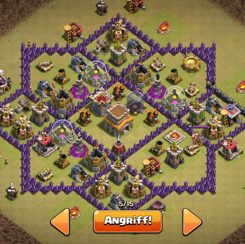 Clash of clans rathaus level 3 Clash of clans rathaus level 3