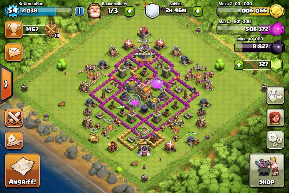 Clash of Clans welche Base ist besser?