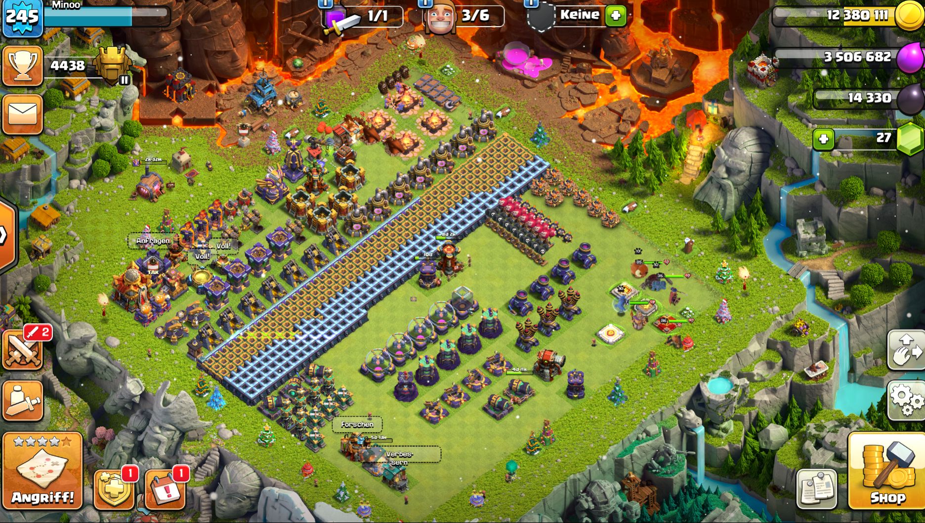 Clash of clans, Wie ist meine Base Kritik und tipps? (Supercell)